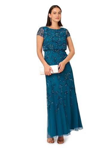 Image of Adrianna Papell Embellished Mikado Gown