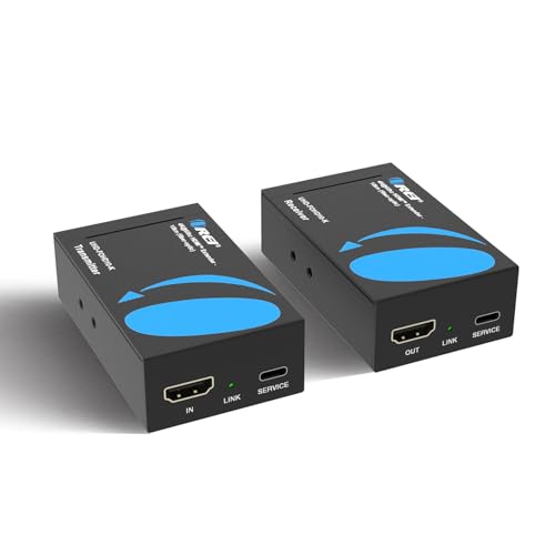 Image of OREI 4K HDMI Extender Over Fiber Optic Balun - UltraHD 4K @ 60Hz 4:4:4 DR, HDR10+, SFP+ - Up to 10 KM in Single Mode - 300M in Multi-Mode