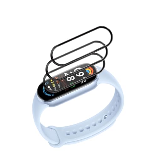 y3z Ή Xiaomi Smart band 9 یtB 0.33mm 2.5D dx9H CA[ ϏՌ  ϋv ώw {Ɏqfލ̗p Uh~یtB Xiaomi Smart band 9Ή KXtB