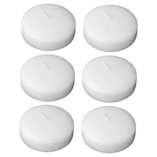 Levemolo 6pcs Floating Candles Elegant Unscented Tea Lights for Romantic Decor for Weddings Parties and Receptions Compact Design for Versatile Use