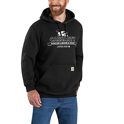 Carhartt Midweight Super Dux Graphic Hoodie (Black,S)