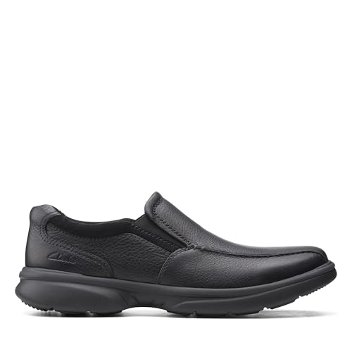 Image of Clarks Mens 26153157 BlackLoafer Flat