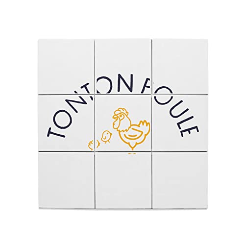 Carreaux céramique décoratif pour rénover une crédence Tonton Poule