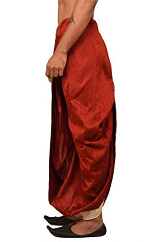 Image of Royal Kurta Men's 100% Cotton Kurta and Dhoti Set