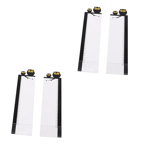 Tableau mémo transparent pour ordinateur portable et bureau lot de 4 supports Ciieeo