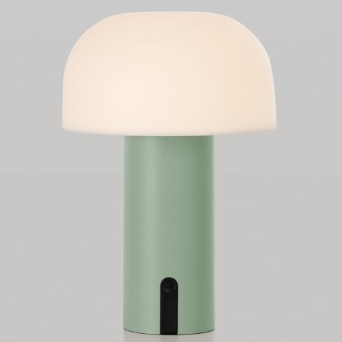 Image of Mushroom Table Lamp, Cordless Rechargeable Touch Light, Waterproof