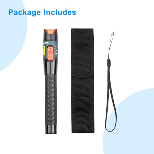 DAXGD 10mW Red Visual Fault Locator Optisches Kabel Test Pen, Glasfaser Tester, Fibre Optic Cable Tester für CATV Telekommunikation Multifunktionstester