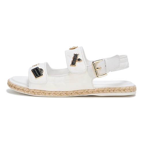 Image of KARL LAGERFELD Women's Charlay Double Strap Sandal With Pin Embellishments