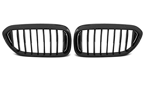 Rejillas delanteras negras brillantes para BMW G30 y G31 contra el desgaste cromado