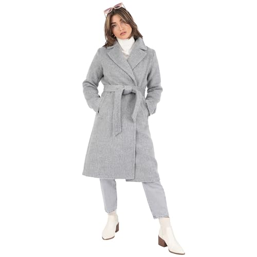 Manteau femme Nine West imitation laine de qualité supérieure avec finitions soignées