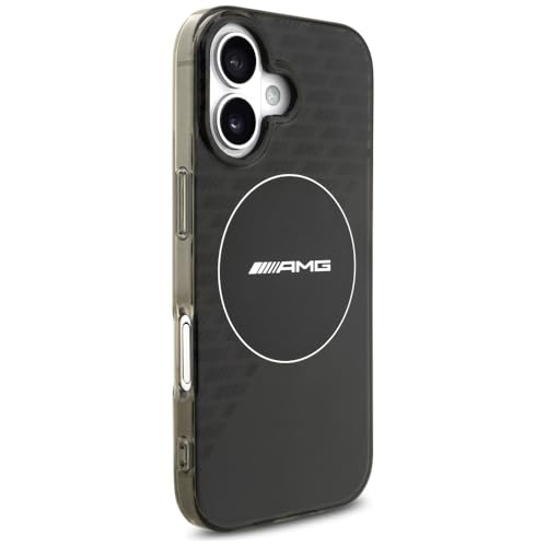 Coque iPhone 17 MagSafe AMG transparente smockée noire rigide - 4