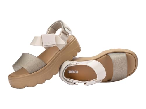 Image of Melissa Kick Off Platform Sandals for Women - Super Soft and Flexible Vegan Chunky Platform Sandal with Adjustable Straps and Open Toe Design