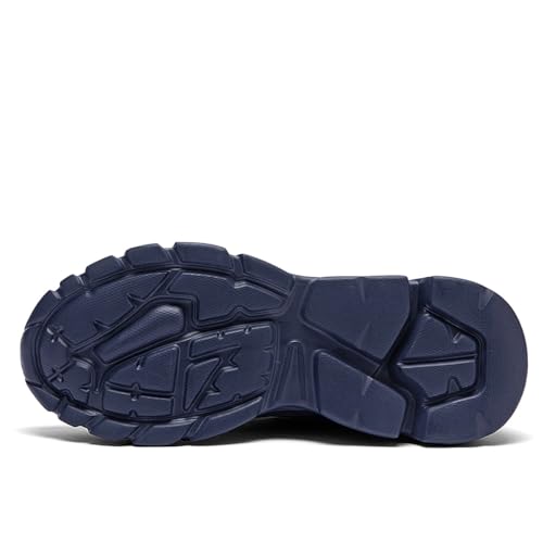 Image of Men's Slip on Walking Shoes Tennis Running Sneakers Lightweight Breathable Casual Soft Sole Comfort Work Gym Trainers