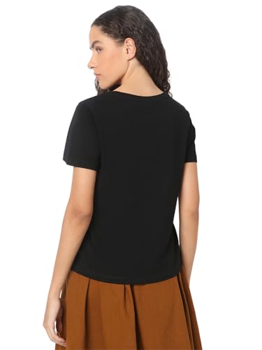Image of VERO MODA Women's Letter Print Regular Fit T-Shirt