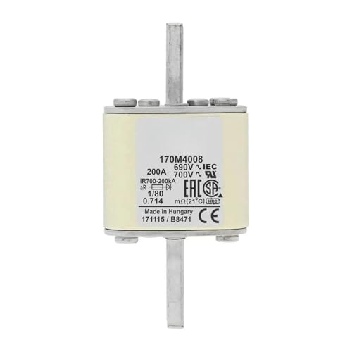 Fusible 170M4016 à 170M4019 carré type K pour protection industrielle - 4