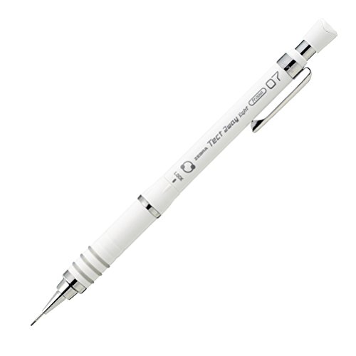 Zebra Tect-to-Way porte-mines blanc 0.7mm lot de 10 pour le dessin