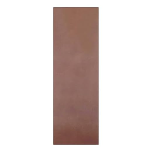 GORGECRAFT Feuilles de Cuir Véritable Carrés de Cuir pour L'Artisanat Bandes Prédécoupées en Cuir Crazy Horse de 30x10cm Carrés de Cuir de Vachette de 2mm D'Épaisseur Peau de Bovin Tannée Brun Foncé