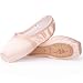 Smartodoors Women Girls Ballet Satin Pointe Shoes With Silica-gel Toe Pads(Pink Pointe Shoes, EU35 (Inside Length 225mm ; US4))