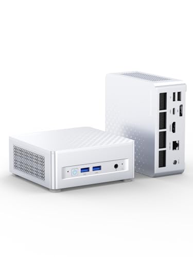 Image of MINISFORUM M1 Plus Mini PC Core i5-12600H(12C /16T, up to 4.5 GHz) 16GB DDR5 512GB SSD Mini Computer,2x2.5G LAN /WiFi6E /BT5.2 /4xUSB HDMI /DP /USB4 Triple Video Output,Iris Xe Graphics Micro PC