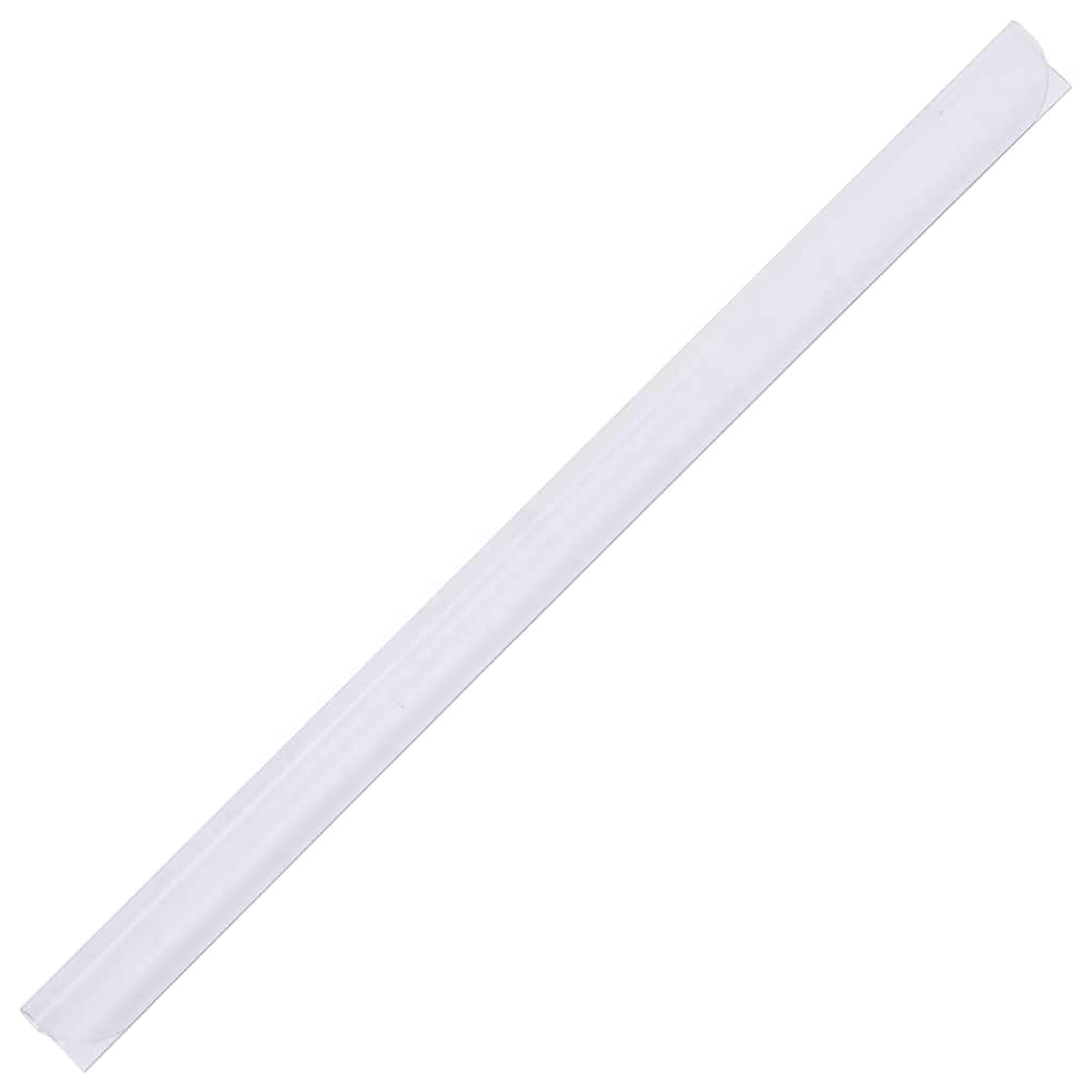 Écran d'Intimité de Jardin 4 Pcs, Brise-Vue en Rouleau PVC 35x0,19 m pour Clôture Grillagée, Canisse Occultant pour Balcon et Terrasse, 80 Clips de Fixation Inclus, Blanc