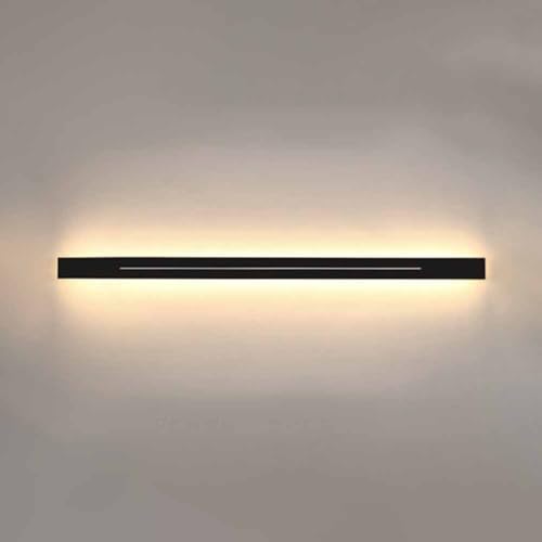 LED リニア壁取り付け用燭台、化粧台壁ライトバー、ミニマリスト壁ランプ、リビングルームの燭台、壁照明、寝室廊下用ロングストリップ壁ランプ、屋内壁ウォッシュライト