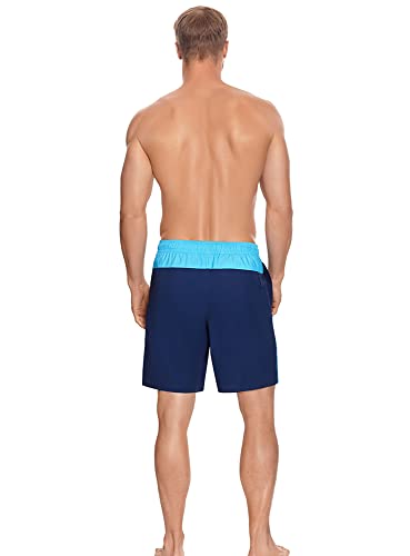 Reebok Men's Swimwear Block It Out 9" Volley Adjustable Waist Swim Short3