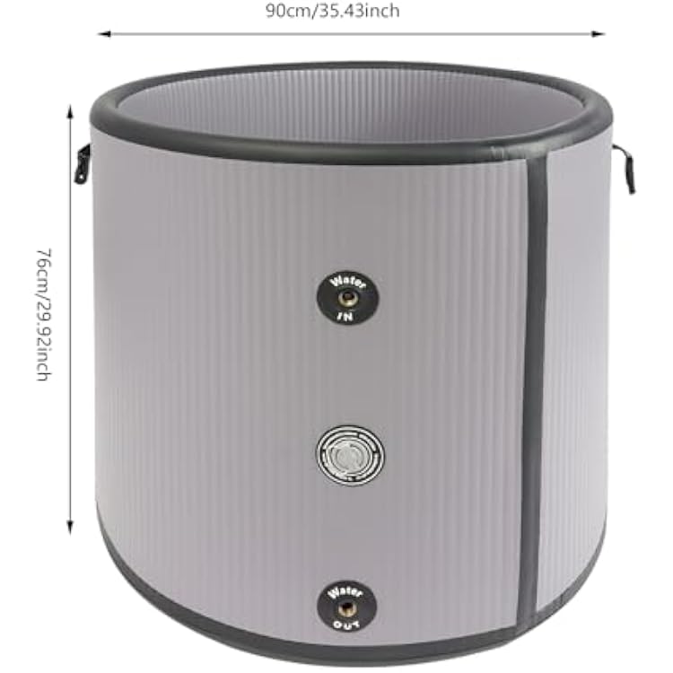 Portable Ice Bath Tub, Inflatable Cold Plunge Tub, Plunge Icepod Pod Cold Tub Baths at Home