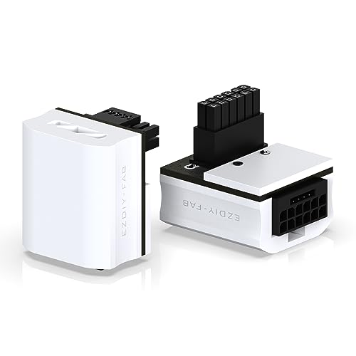 Adaptateur 12VHPWR 90 Degrés Blanc EZDIY-FAB Anti Pliure Câble pour RTX4090 4080