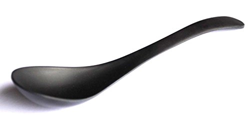 Lucky Star Melamine Plastic Spoons Melamine Soup Serving Mixing Desert Spoon Utensil, 7-3/4