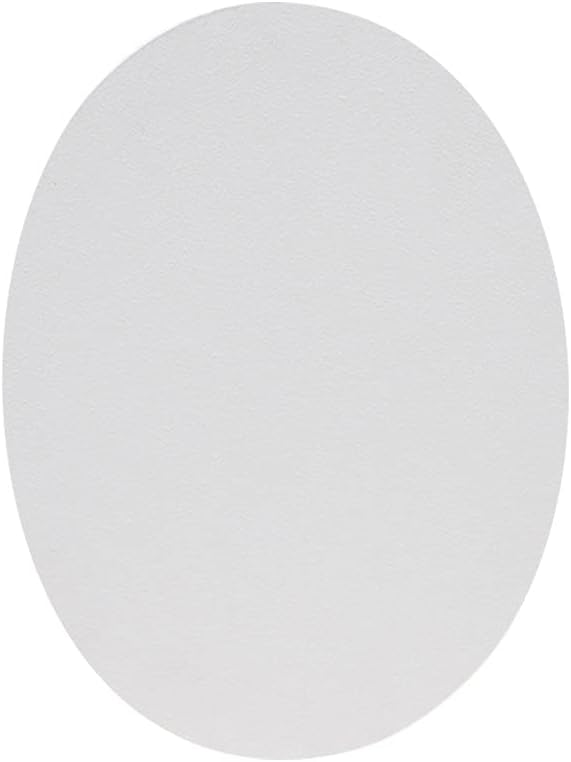 DIY Oval Cotton Oil Painting Canvas Mini and Stretched Canvas Home Decors for Primed Oil Acrylic Paint