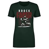500 LEVEL Brock Faber Shirt for Women - Brock Faber Minnesota Inline WHT (Forest Green, XX-Large)