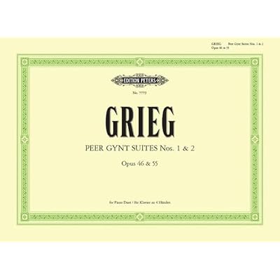 PEER GYNT SUITE 1/2 OP.46 55 PIANO