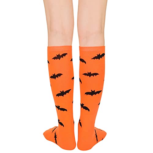 Image of American Trends Women's Knee High Socks, Novelty Holiday Printed Tall Tube Socks, Casual & Party Athletic Sports Stockings