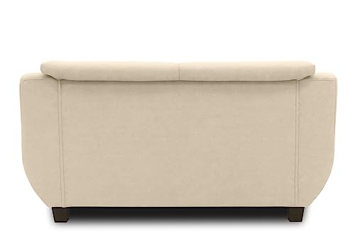 DOMO. collection Panama 2 Sitzer, Sofa, 2er Couch, Garnitur, 3-2-1, beige, 159 cm