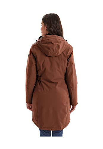 Killtec Damen Parka Funktionsparka mit abzippbarer Kapuze KOW 165 WMN PRK wasserdicht, Winddicht, atmungsaktiv 00544-herbstlaub 44