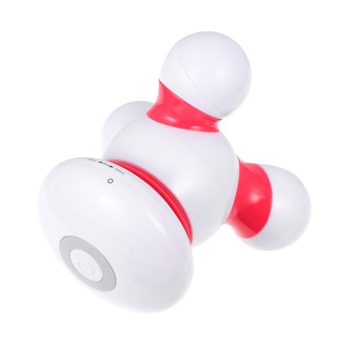 Masseur corporel compact Anneome rouge avec recharge USB pour soulagement musculaire