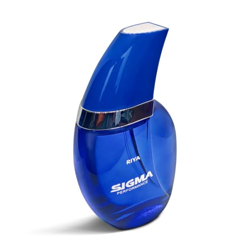 RIYA SIGMA PERFORMANCE LUXURY PERFUME FOR MEN, 100 ML, EAU DE PARFUM SPRAY, LONG LASTING FINE FRAGRANCE, WOODY AROMATIC, BEST PERFUME FOR MEN DESIGNED BY HOUSE OF RIYA