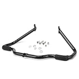 MoKitDora Engine Guard Highway Rail Mustache Crash Bar 1.25" Fat for Harley 2009-up Touring Road Kin