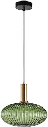 Lustre lanterne en verre contemporain pour restaurant et luminaire de cuisine moderne