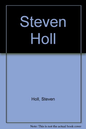 Steven Holl 3760884105 Book Cover