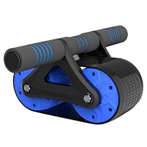 Nitevo Automatic Rebound Abdominal Exercise Elbow Support Wheel with Knee Pad - Non Slip Double Wheels Professional Core Strength Training Ab Roller Fitness Equipment for Workout Home Gym-image-15