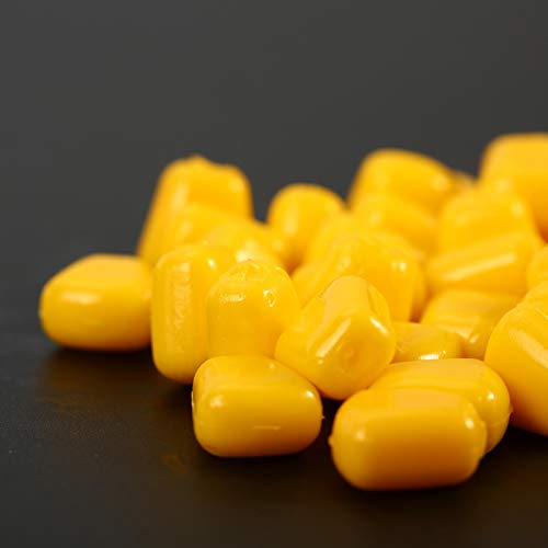50 unids/Bolsa señuelos de Pesca de maíz, cebos de Carpa de Sabor Artificial señuelos de Carpa Suave de Agua Dulce al Aire