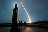 History Galore 28"x42" Gallery Poster, Air Force LGM-30G Minuteman III intercontinental ballistic missile, ICBM, launch from Vandenberg Air Force Base