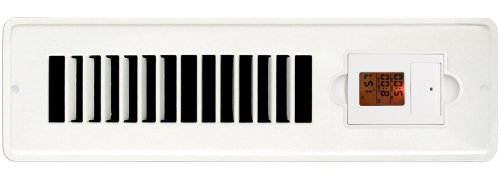 Vent-Miser 91663 Programmable Energy Saving Vent 12-by-2-Inches, White