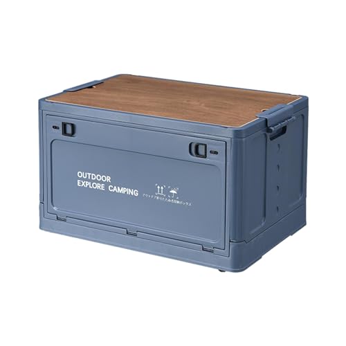Duroecsain Faltbare Campingbox Aufbewahrungsboxen, 30L Aufbewahrungsbehälter mit Deckel, Lagerkisten als Tischplatte für Outdoor Camping Auto Kofferraum Duroecsain Faltbare Campingbox Aufbewahrungsboxen, 30L Aufbewahrungsbehälter mit Deckel, Lagerkisten als Tischplatte für Outdoor Camping Auto Kofferraum