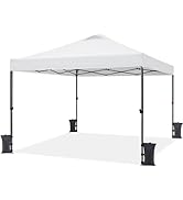 Yaheetech Gazebo Pieghevole da Giardino Esterno Resistente 3x3 m Gazebo Telescopico con Sacca di ...