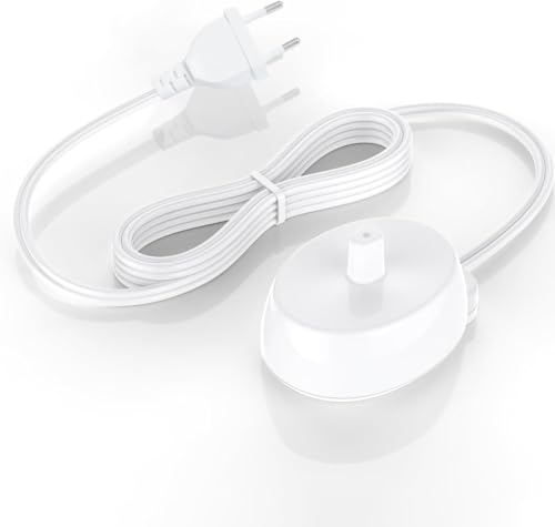 Caricatore per Spazzolino Elettrico Modello 3757, Compatibile 3757 iO 4n/ 5n/ iO 6/ Pro 600/650/2 2500/ Pro 3 390ON/ Vitality/Smart 4 4500/6 6000N/ Genius 8500/ 9000N