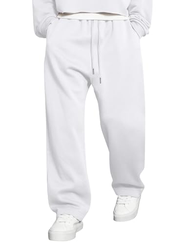 Image of JMIERR Men's Casual Baggy Pants Lightweight Wide Leg Lounge Travel Pants Streetwear with Pockets