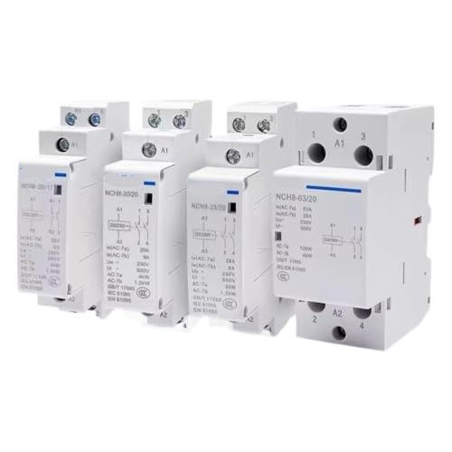 Contacteur ca domestique NCH8 63A 4NO pour tableau électrique rail din