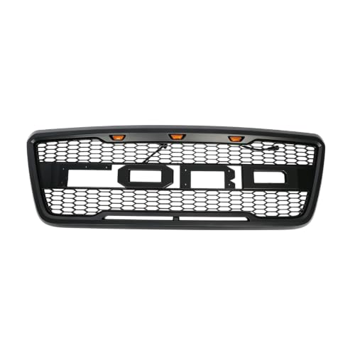 BDBO Front Grill Compatible With F-150 F150 F 150 2004-2008 with Letters
